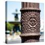 Paris Focus - Close-up on a Lamppost-Philippe Hugonnard-Stretched Canvas