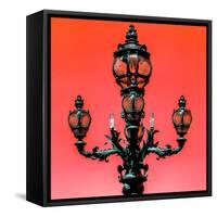 Paris Focus - Colors French Lamppost-Philippe Hugonnard-Framed Stretched Canvas