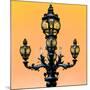 Paris Focus - Colors French Lamppost-Philippe Hugonnard-Mounted Photographic Print