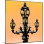 Paris Focus - Colors French Lamppost-Philippe Hugonnard-Mounted Photographic Print