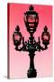 Paris Focus - Colors French Lamppost-Philippe Hugonnard-Stretched Canvas