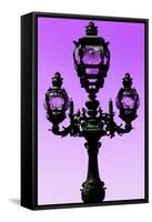 Paris Focus - Colors French Lamppost-Philippe Hugonnard-Framed Stretched Canvas