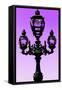 Paris Focus - Colors French Lamppost-Philippe Hugonnard-Framed Stretched Canvas