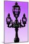 Paris Focus - Colors French Lamppost-Philippe Hugonnard-Mounted Premium Photographic Print