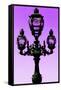 Paris Focus - Colors French Lamppost-Philippe Hugonnard-Framed Stretched Canvas