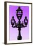 Paris Focus - Colors French Lamppost-Philippe Hugonnard-Framed Photographic Print