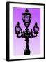 Paris Focus - Colors French Lamppost-Philippe Hugonnard-Framed Photographic Print