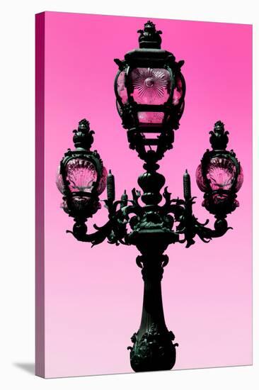 Paris Focus - Colors French Lamppost-Philippe Hugonnard-Stretched Canvas