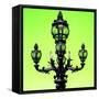 Paris Focus - Colors French Lamppost-Philippe Hugonnard-Framed Stretched Canvas