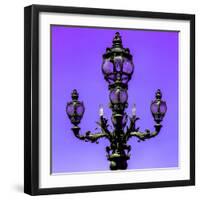 Paris Focus - Colors French Lamppost-Philippe Hugonnard-Framed Photographic Print