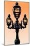 Paris Focus - Colors French Lamppost-Philippe Hugonnard-Mounted Photographic Print