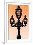 Paris Focus - Colors French Lamppost-Philippe Hugonnard-Framed Photographic Print