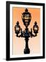 Paris Focus - Colors French Lamppost-Philippe Hugonnard-Framed Photographic Print