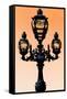 Paris Focus - Colors French Lamppost-Philippe Hugonnard-Framed Stretched Canvas