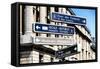 Paris Focus - Direction Signs-Philippe Hugonnard-Framed Stretched Canvas
