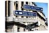 Paris Focus - Direction Signs-Philippe Hugonnard-Stretched Canvas