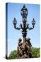 Paris Focus - French Lamppost-Philippe Hugonnard-Stretched Canvas