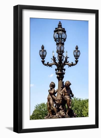 Paris Focus - French Lamppost-Philippe Hugonnard-Framed Photographic Print