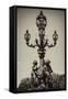 Paris Focus - French Lamppost-Philippe Hugonnard-Framed Stretched Canvas