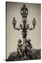 Paris Focus - French Lamppost-Philippe Hugonnard-Stretched Canvas