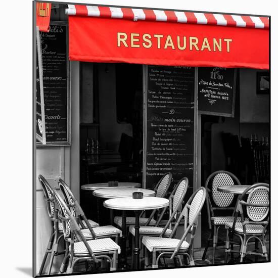 Paris Focus - French Restaurant-Philippe Hugonnard-Mounted Photographic Print