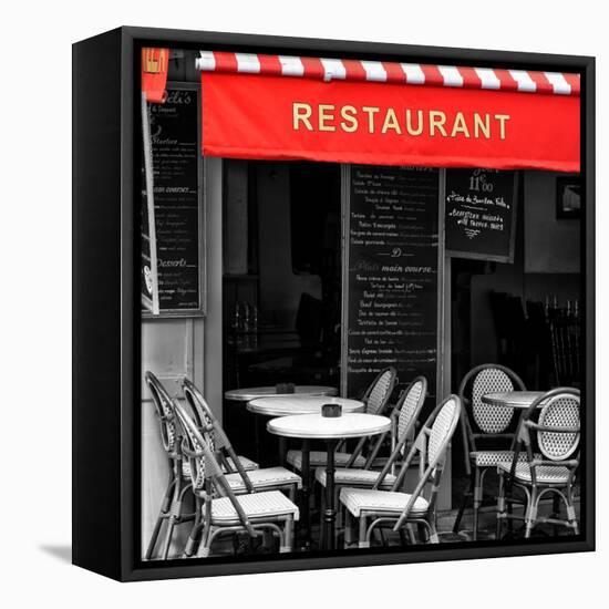 Paris Focus - French Restaurant-Philippe Hugonnard-Framed Stretched Canvas