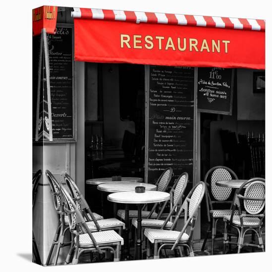 Paris Focus - French Restaurant-Philippe Hugonnard-Stretched Canvas