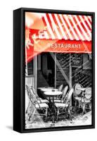 Paris Focus - French Restaurant-Philippe Hugonnard-Framed Stretched Canvas