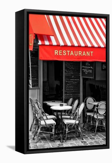 Paris Focus - French Restaurant-Philippe Hugonnard-Framed Stretched Canvas