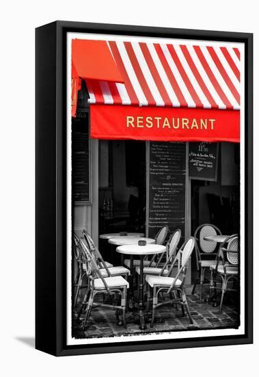 Paris Focus - French Restaurant-Philippe Hugonnard-Framed Stretched Canvas