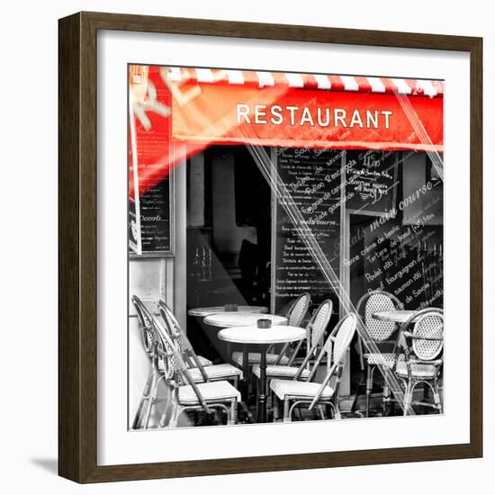 Paris Focus - French Restaurant-Philippe Hugonnard-Framed Photographic Print