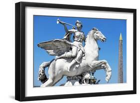 Paris Focus - French Sculpture with an Obelisk-Philippe Hugonnard-Framed Photographic Print