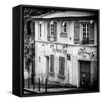 Paris Focus - La Maison Rose in Montmartre-Philippe Hugonnard-Framed Stretched Canvas