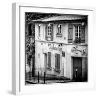 Paris Focus - La Maison Rose in Montmartre-Philippe Hugonnard-Framed Photographic Print