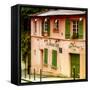 Paris Focus - La Maison Rose in Montmartre-Philippe Hugonnard-Framed Stretched Canvas