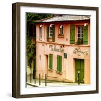 Paris Focus - La Maison Rose in Montmartre-Philippe Hugonnard-Framed Photographic Print