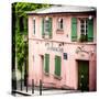 Paris Focus - La Maison Rose in Montmartre-Philippe Hugonnard-Stretched Canvas