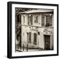 Paris Focus - La Maison Rose in Montmartre-Philippe Hugonnard-Framed Photographic Print