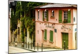 Paris Focus - La Maison Rose in Montmartre-Philippe Hugonnard-Mounted Photographic Print