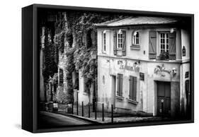 Paris Focus - La Maison Rose in Montmartre-Philippe Hugonnard-Framed Stretched Canvas