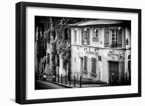 Paris Focus - La Maison Rose in Montmartre-Philippe Hugonnard-Framed Photographic Print