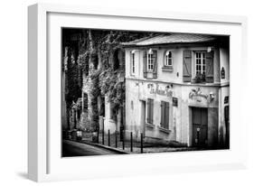 Paris Focus - La Maison Rose in Montmartre-Philippe Hugonnard-Framed Photographic Print