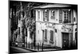 Paris Focus - La Maison Rose in Montmartre-Philippe Hugonnard-Mounted Photographic Print