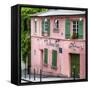 Paris Focus - La Maison Rose in Montmartre-Philippe Hugonnard-Framed Stretched Canvas