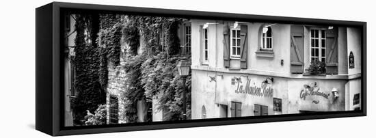 Paris Focus - La Maison Rose in Montmartre-Philippe Hugonnard-Framed Stretched Canvas