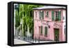 Paris Focus - La Maison Rose in Montmartre-Philippe Hugonnard-Framed Stretched Canvas