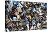 Paris Focus - Love Locks-Philippe Hugonnard-Stretched Canvas