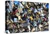 Paris Focus - Love Locks-Philippe Hugonnard-Stretched Canvas