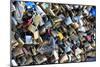 Paris Focus - Love Locks-Philippe Hugonnard-Mounted Photographic Print