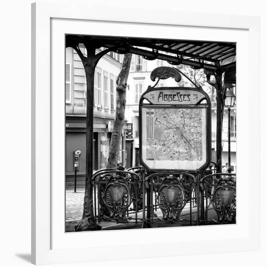 Paris Focus - Metro Abbesses-Philippe Hugonnard-Framed Photographic Print